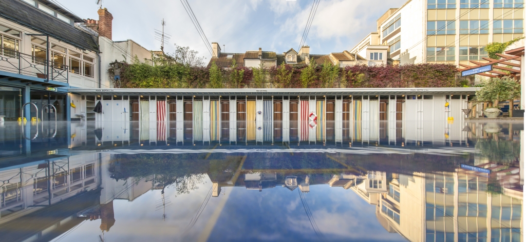 pool and changing rooms